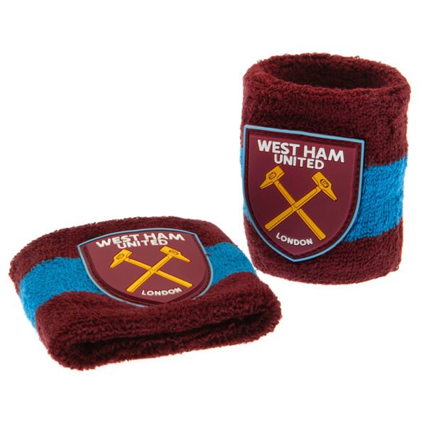 TM-03865-West-Ham-United-FC-Wristbands Official West Ham United FC Wristbands