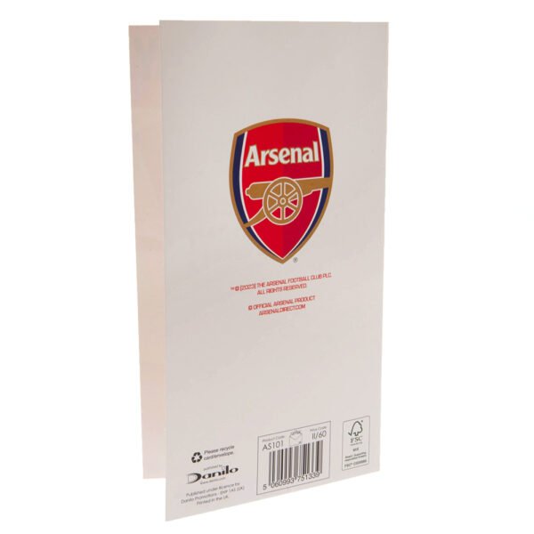TM-03875-Arsenal-FC-Birthday-Card-Retro-3 Official Arsenal FC Retro Shirt Birthday Card