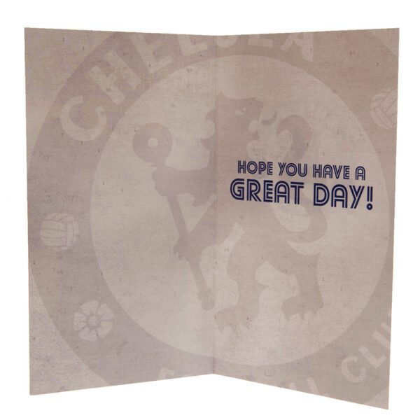 TM-03887-Chelsea-FC-Birthday-Card-Retro-2 Official Chelsea FC Retro Shirt Birthday Card