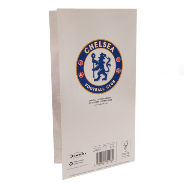 TM-03887-Chelsea-FC-Birthday-Card-Retro-3 Official Chelsea FC Retro Shirt Birthday Card