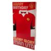 Official Manchester United FC Retro Shirt Birthday Card