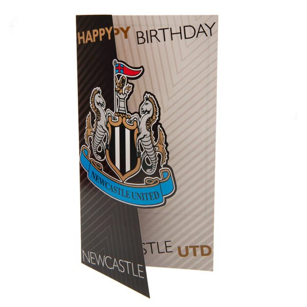TM-03896-Newcastle-United-FC-Birthday-Card-1 Official Newcastle United FC Crest Birthday Card
