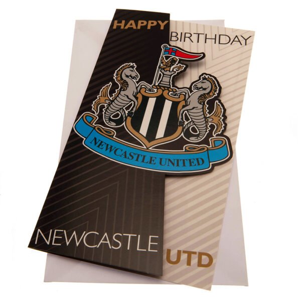 TM-03896-Newcastle-United-FC-Birthday-Card Official Newcastle United FC Crest Birthday Card