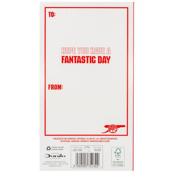 TM-03924-Arsenal-FC-Crest-Birthday-Card-3 Official Arsenal FC Crest Birthday Card