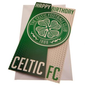 TM-03925-Celtic-FC-Birthday-Card Official Celtic FC Crest Birthday Card