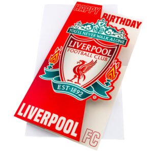 Official Liverpool FC Crest Birthday Card