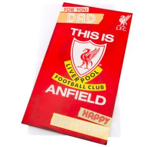 Official Liverpool FC Dad Birthday Card