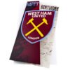 TM-03939-West-Ham-United-FC-Crest-Birthday-Card Official West Ham United FC Crest Birthday Card
