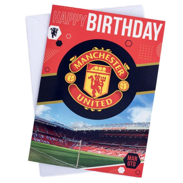 TM-03942-Manchester-United-FC-Musical-Birthday-Card Official Manchester United FC Musical Birthday Card