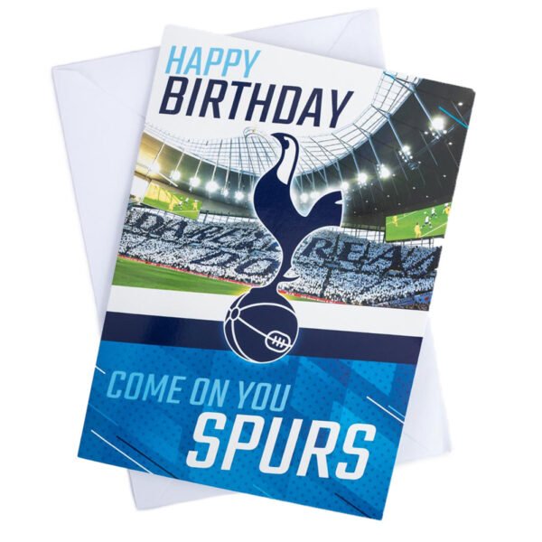 TM-03943-Tottenham-Hotspur-FC-Musical-Birthday-Card Official Tottenham Hotspur FC Musical Birthday Card