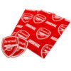TM-03945-Arsenal-FC-Gift-Wrap Official Arsenal FC Text Gift Wrap
