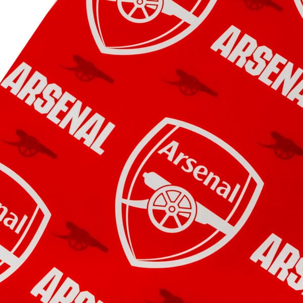 TM-03945-Arsenal-FC-Gift-Wrap-3 Official Arsenal FC Text Gift Wrap