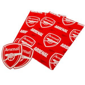 TM-03945-Arsenal-FC-Gift-Wrap Official Arsenal FC Text Gift Wrap