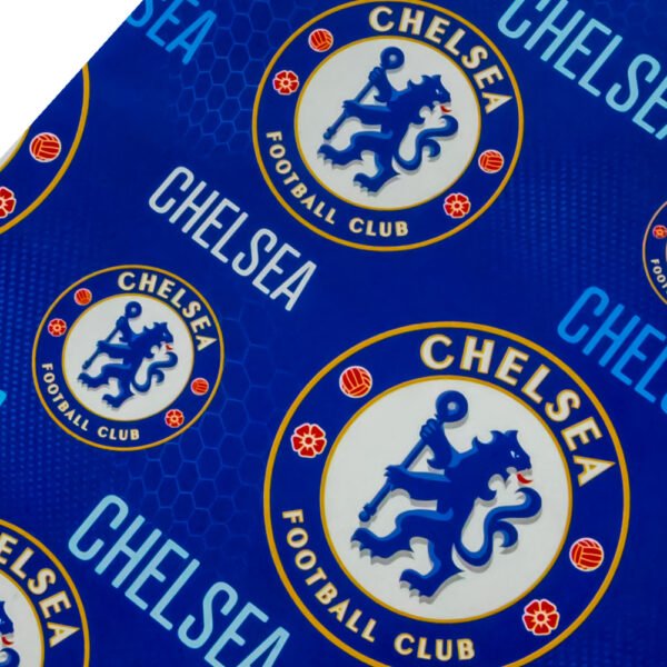 TM-03946-Chelsea-FC-Gift-Wrap-3 Official Chelsea FC Text Gift Wrap