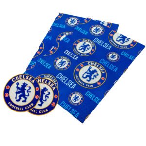 TM-03946-Chelsea-FC-Gift-Wrap Official Chelsea FC Text Gift Wrap