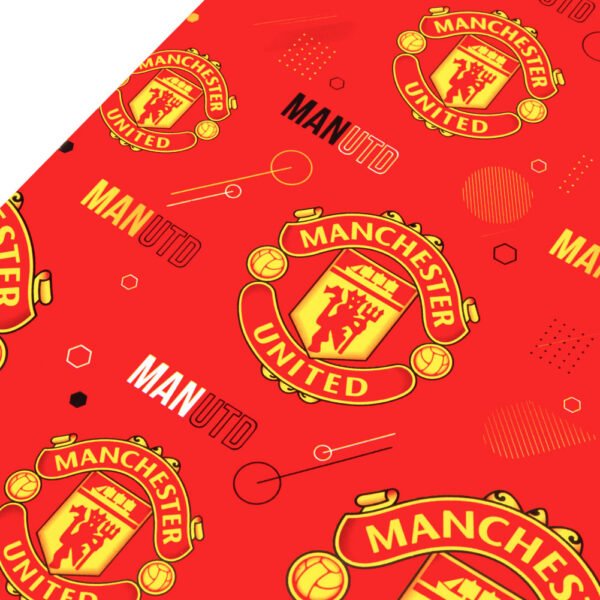 TM-03951-Manchester-United-FC-Text-Gift-Wrap-3 Official Manchester United FC Text Gift Wrap