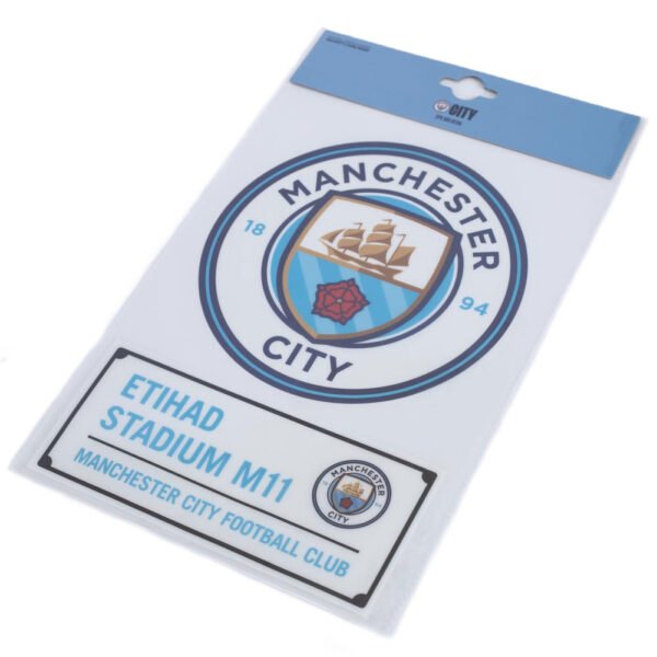TM-03955-Manchester-City-FC-A4-Car-Decal-2 Official Manchester City FC A4 Car Decal