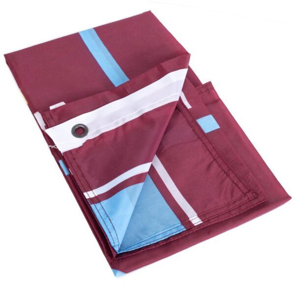TM-03957-West-Ham-United-FC-Crest-Stripe-Flag-1 Official West Ham United FC Crest Stripe Flag