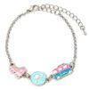 TM-03999-Barbie-Charm-Bracelet Official Barbie Silver Plated Charm Bracelet