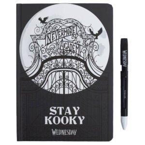 TM-04013-Wednesday-Notebook-Pen-Set Official Wednesday Notebook & Pen Set