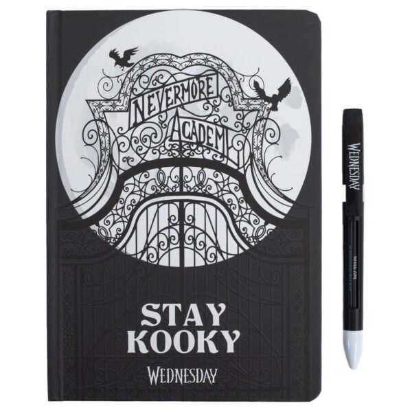 TM-04013-Wednesday-Notebook-Pen-Set Official Wednesday Notebook & Pen Set