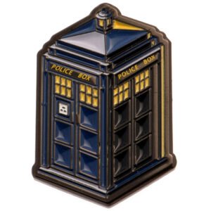 TM-04074-Doctor-Who-Badge-Tardis Official Doctor Who Tardis Pin Badge