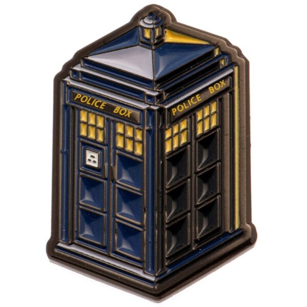 TM-04074-Doctor-Who-Badge-Tardis Official Doctor Who Tardis Pin Badge