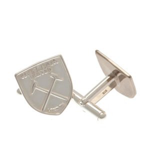 TM-04078-West-Ham-United-FC-Sterling-Silver-Cufflinks Official West Ham United FC Sterling Silver Crest Cufflinks