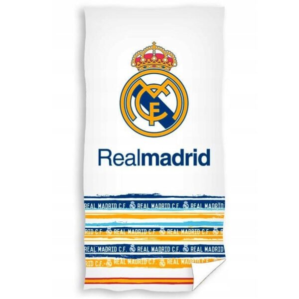 TM-04088-Real-Madrid-FC-Towel-WT Official Real Madrid CF White Towel
