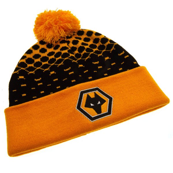 TM-04142-Wolverhampton-Wanderers-FC-Ski-Hat-FD-1 Official Wolverhampton Wanderers FC Fade Ski Hat