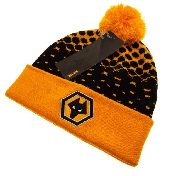 TM-04142-Wolverhampton-Wanderers-FC-Ski-Hat-FD-2 Official Wolverhampton Wanderers FC Fade Ski Hat