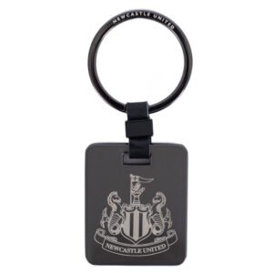 TM-04152-Newcastle-United-FC-Galvanised-Keyring Official Newcastle United FC Galvanised Keyring