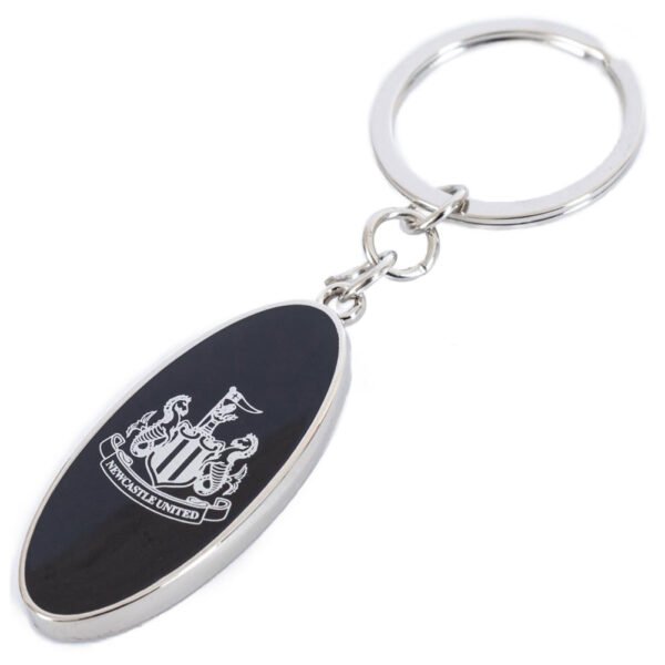 TM-04154-Newcastle-United-FC-Ultimate-Keyring-1 Official Newcastle United FC Ultimate Oval Keyring