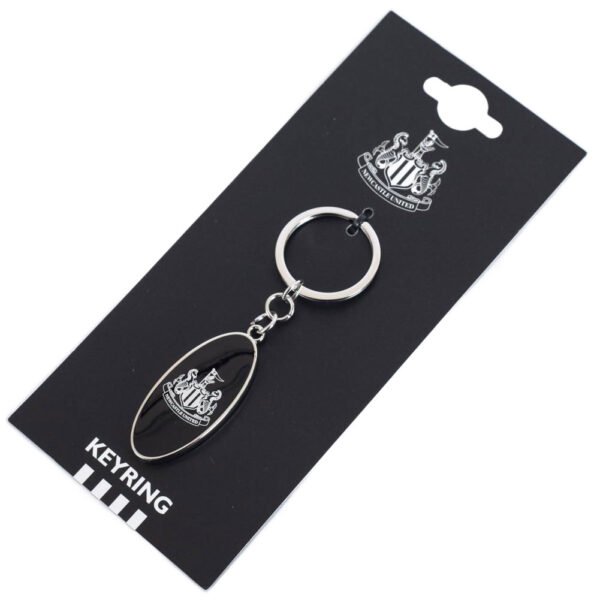 TM-04154-Newcastle-United-FC-Ultimate-Keyring-3 Official Newcastle United FC Ultimate Oval Keyring