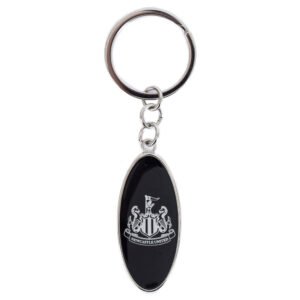 TM-04154-Newcastle-United-FC-Ultimate-Keyring Official Newcastle United FC Ultimate Oval Keyring