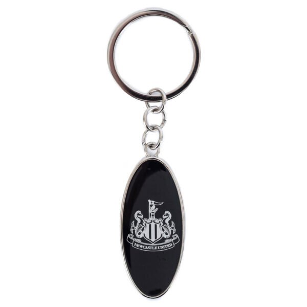 TM-04154-Newcastle-United-FC-Ultimate-Keyring Official Newcastle United FC Ultimate Oval Keyring