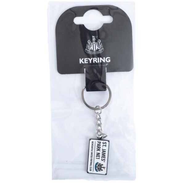 TM-04155-Newcastle-United-FC-Street-Sign-Keyring-2 Official Newcastle United FC Street Sign Keyring