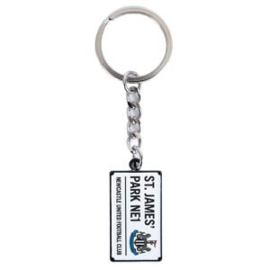 TM-04155-Newcastle-United-FC-Street-Sign-Keyring Official Newcastle United FC Street Sign Keyring