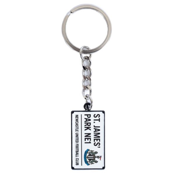 TM-04155-Newcastle-United-FC-Street-Sign-Keyring Official Newcastle United FC Street Sign Keyring