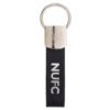 TM-04167-Newcastle-United-FC-Leather-Strap-Keyring Official Newcastle United FC Leather Strap Keyring