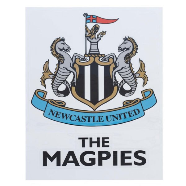 TM-04201-Newcastle-United-FC-A3-Car-Decal Official Newcastle United FC A3 Car Decal