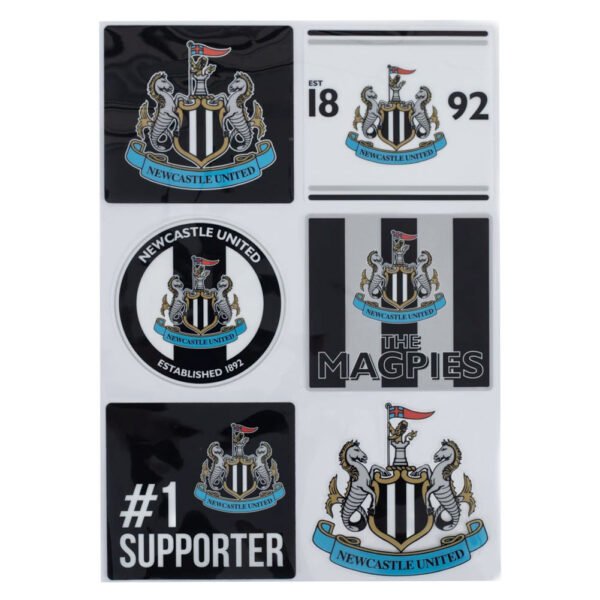 TM-04202-Newcastle-United-FC-Car-Decal-Set Official Newcastle United FC Car Decal Set