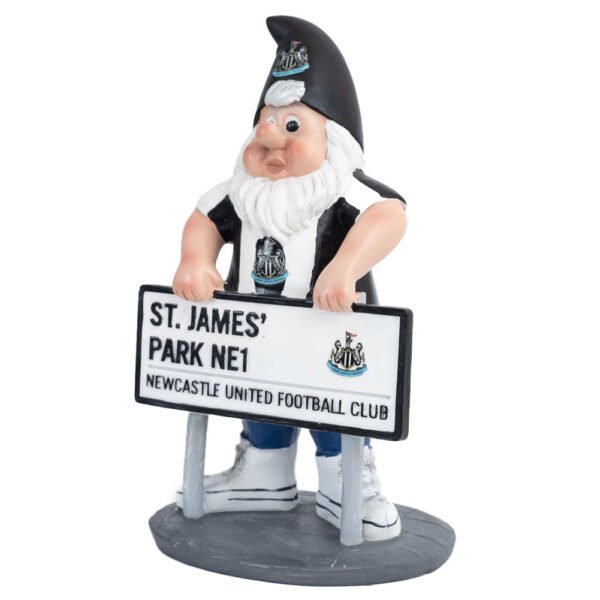 TM-04206-Newcastle-United-FC-Street-Sign-Gnome Official Newcastle United FC Street Sign Gnome