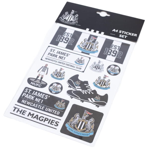 TM-04240-Newcastle-United-FC-A4-Sticker-Set-2 Official Newcastle United FC A4 Sticker Set