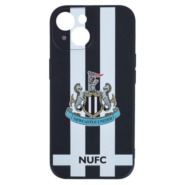 TM-04243-Newcastle-United-FC-iPhone-14-Striped-Silicone-Case-1 Official Newcastle United FC iPhone 14 Striped Silicone Case