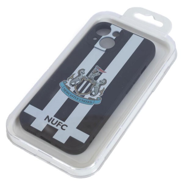 TM-04243-Newcastle-United-FC-iPhone-14-Striped-Silicone-Case-3 Official Newcastle United FC iPhone 14 Striped Silicone Case