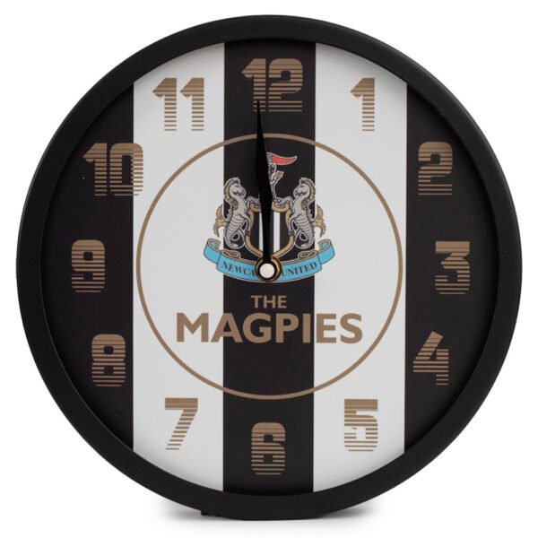 TM-04266-Newcastle-United-FC-Metallic-Wall-Clock-Stripe-1 Official Newcastle United FC LED Stripe Wall Clock