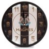 TM-04266-Newcastle-United-FC-Metallic-Wall-Clock-Stripe Official Newcastle United FC LED Stripe Wall Clock