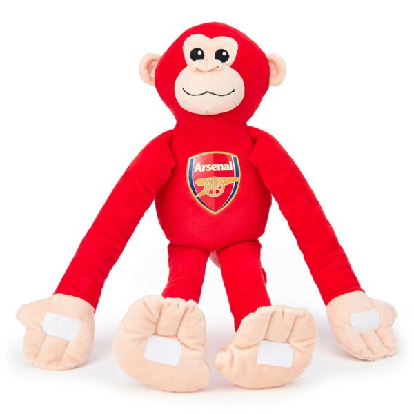 TM-04382-Arsenal-FC-Plush-Hanging-Monkey Official Arsenal FC Plush Hanging Monkey