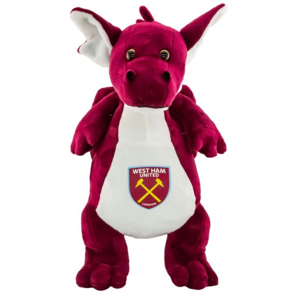 TM-04388-West-Ham-United-FC-Plush-Dragon Official West Ham United FC Plush Dragon